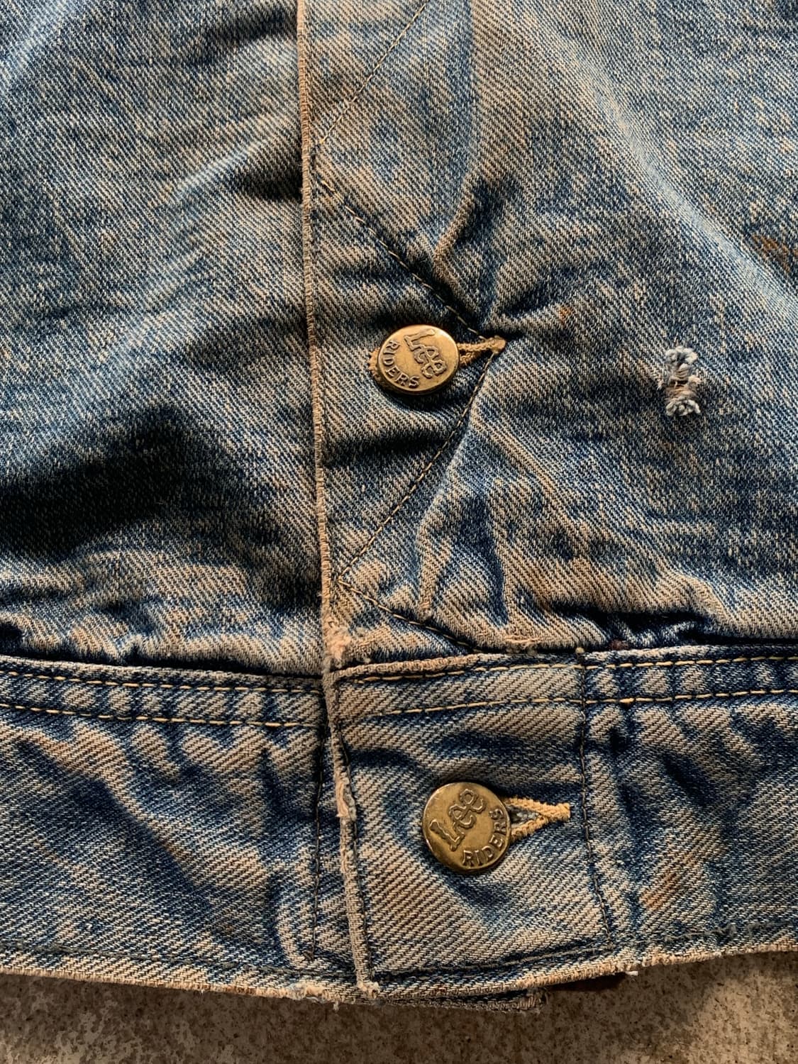 70s Lee Riders 스톰라이더 101-LJ 데님 트러커 자켓 상품이미지5