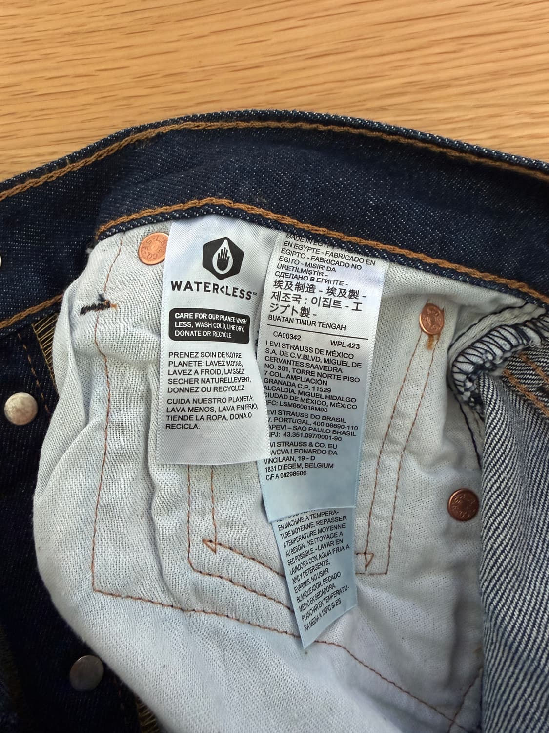 리바이스(Levi's) 501 데님 팬츠 상품이미지9