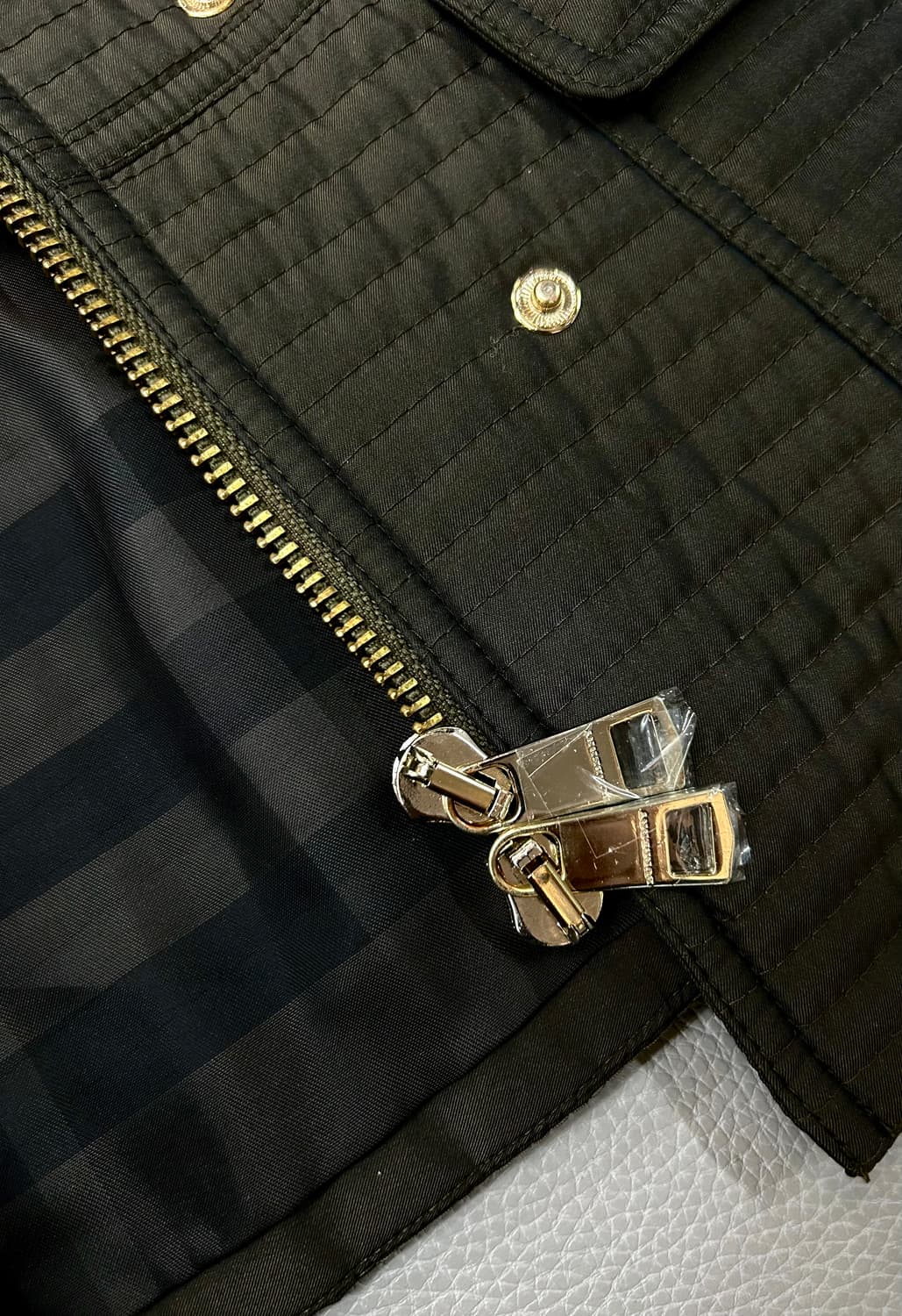 버버리 퀼팅 더블버튼 자켓(M/55) 상품이미지7