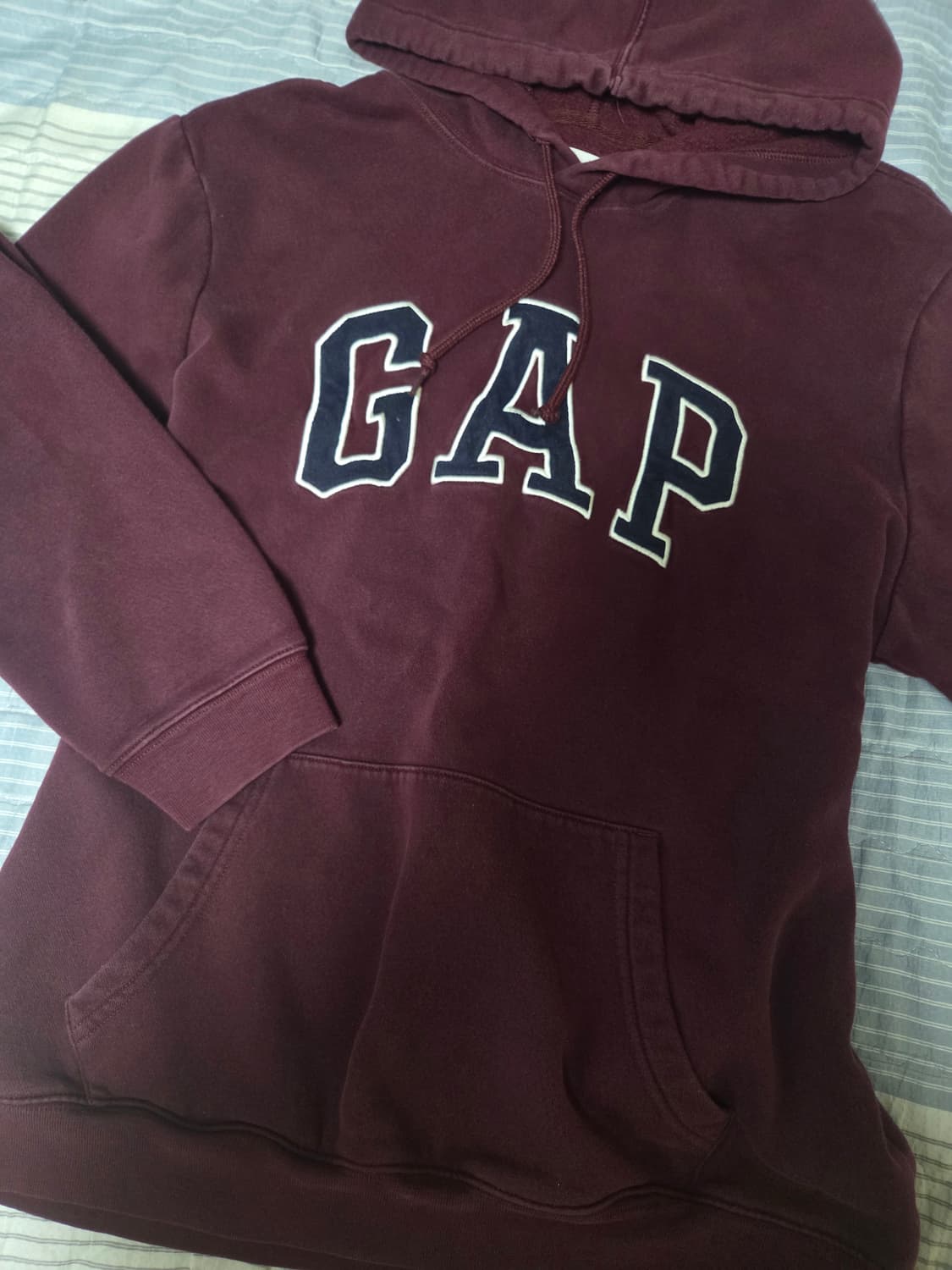 갭 대대장 버건디 후드티 상품이미지3