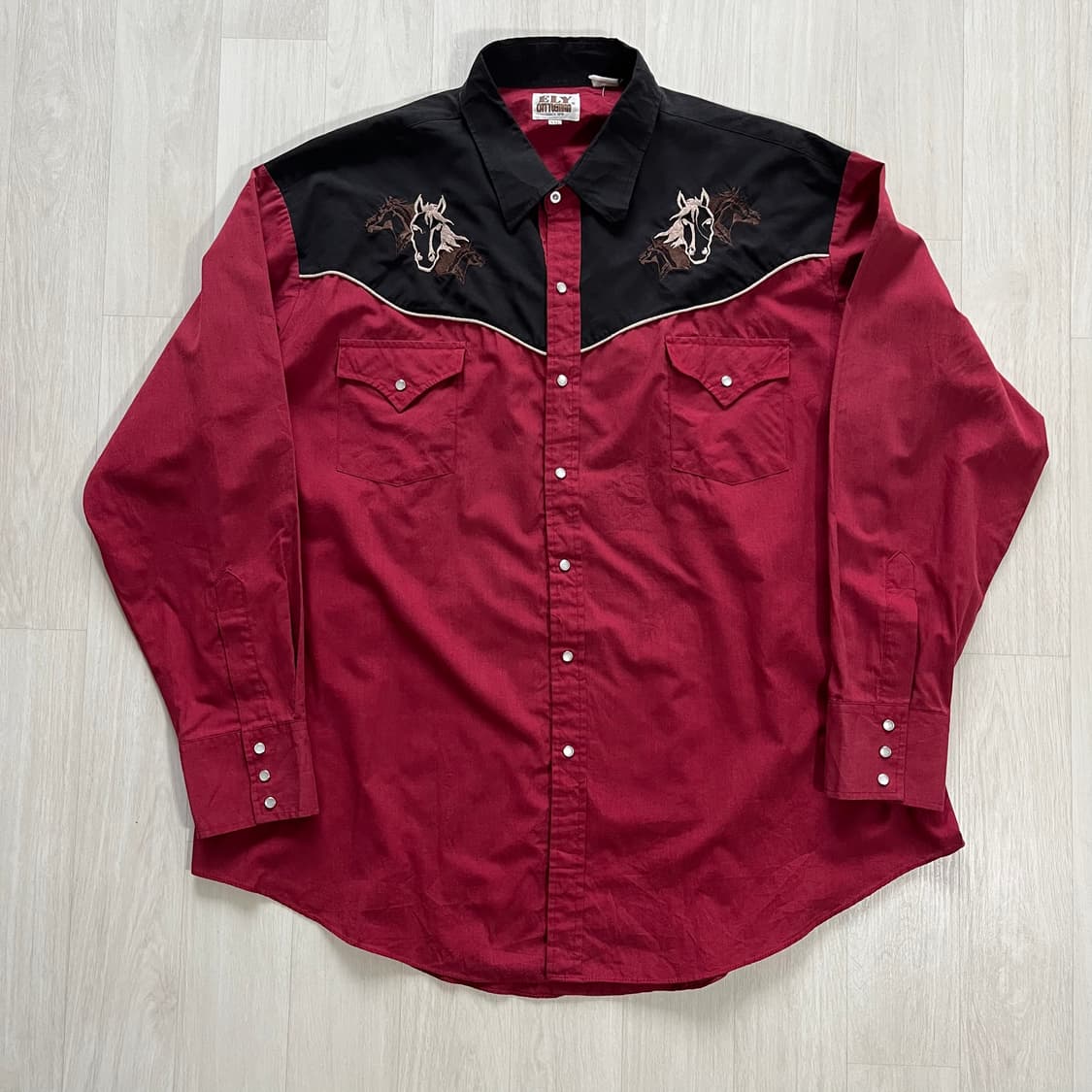 Ely Cattleman . 90's 적토마 웨스턴 셔츠 상품이미지7