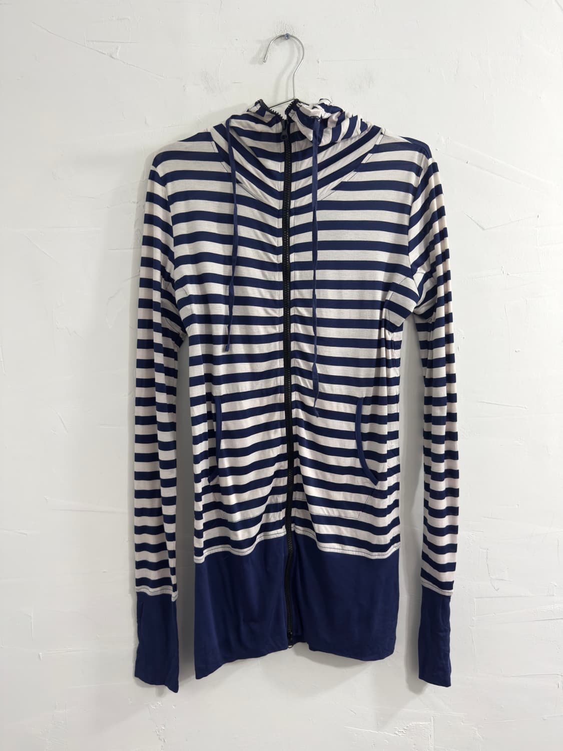 stripe twoway hood zipup 상품이미지1