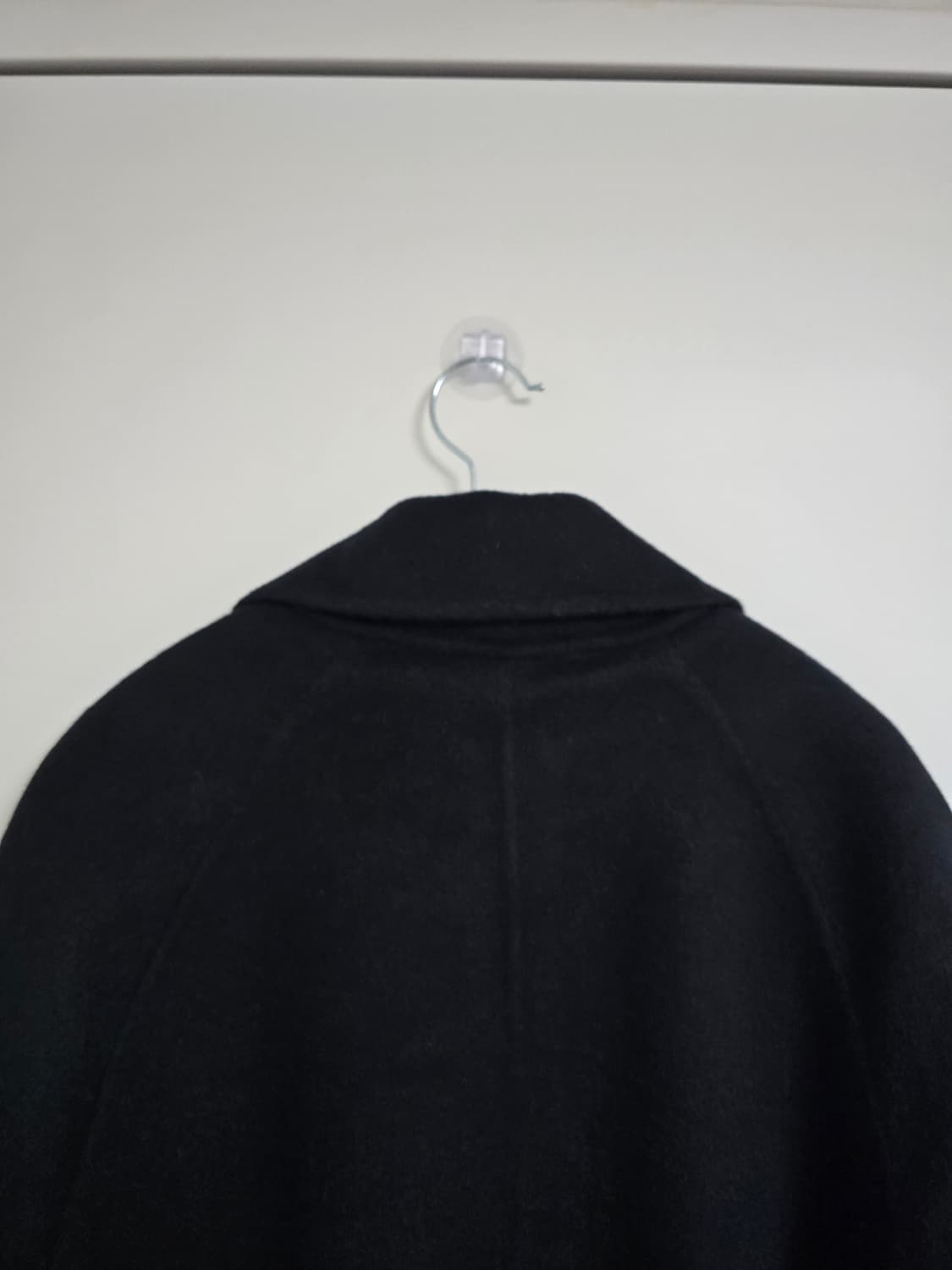 Sandro 캐시미어 60프로 블랙 롱 코트 빅사이즈 상품이미지8