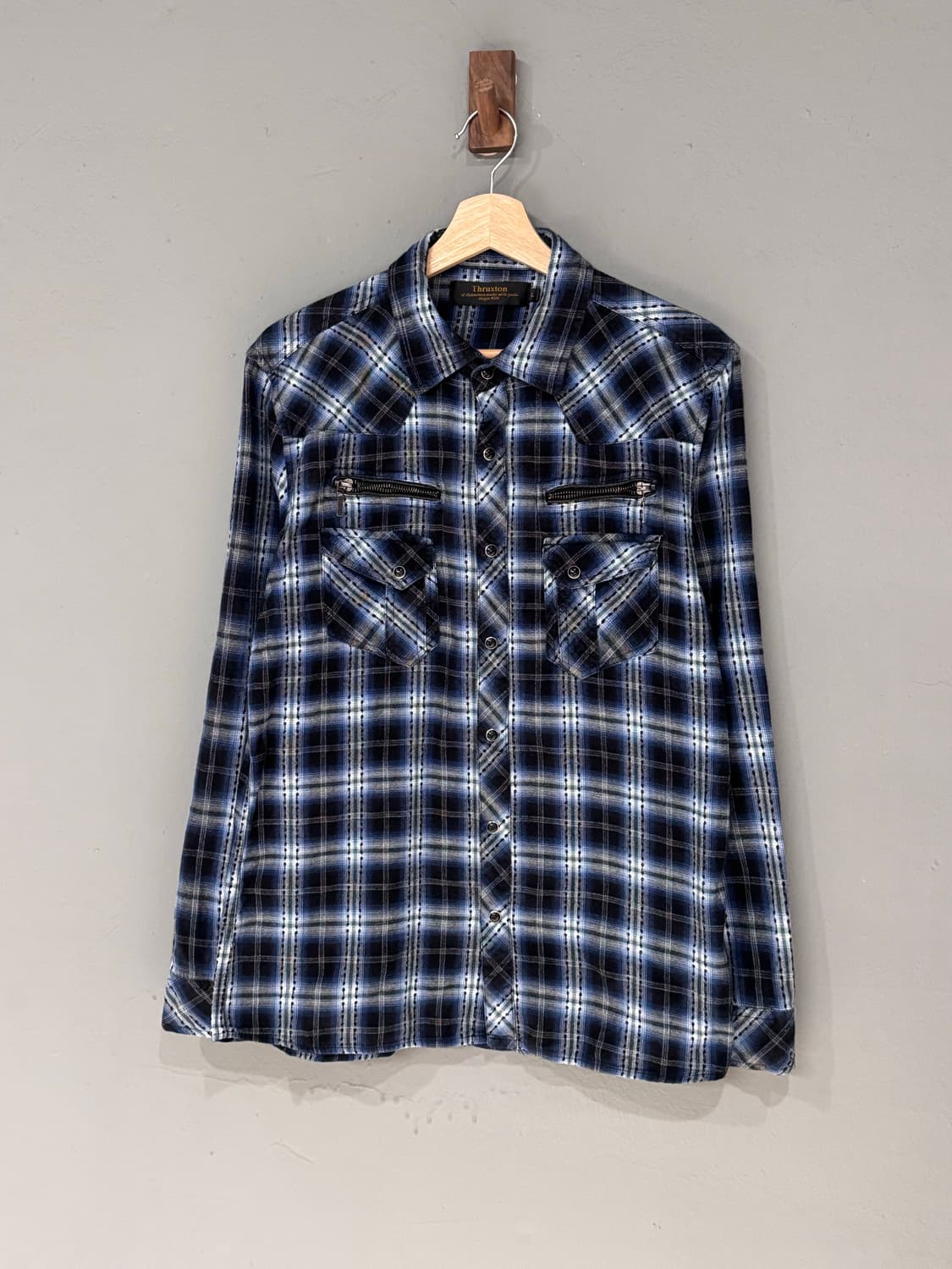 Thruxton 체크패턴 웨스턴셔츠  상품이미지1