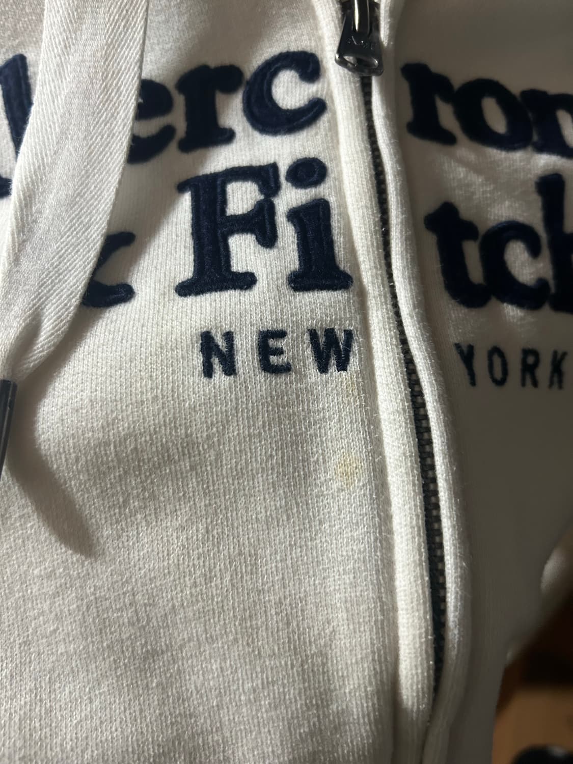 아베크롬비 대장 화이트 후드집업 상품이미지6