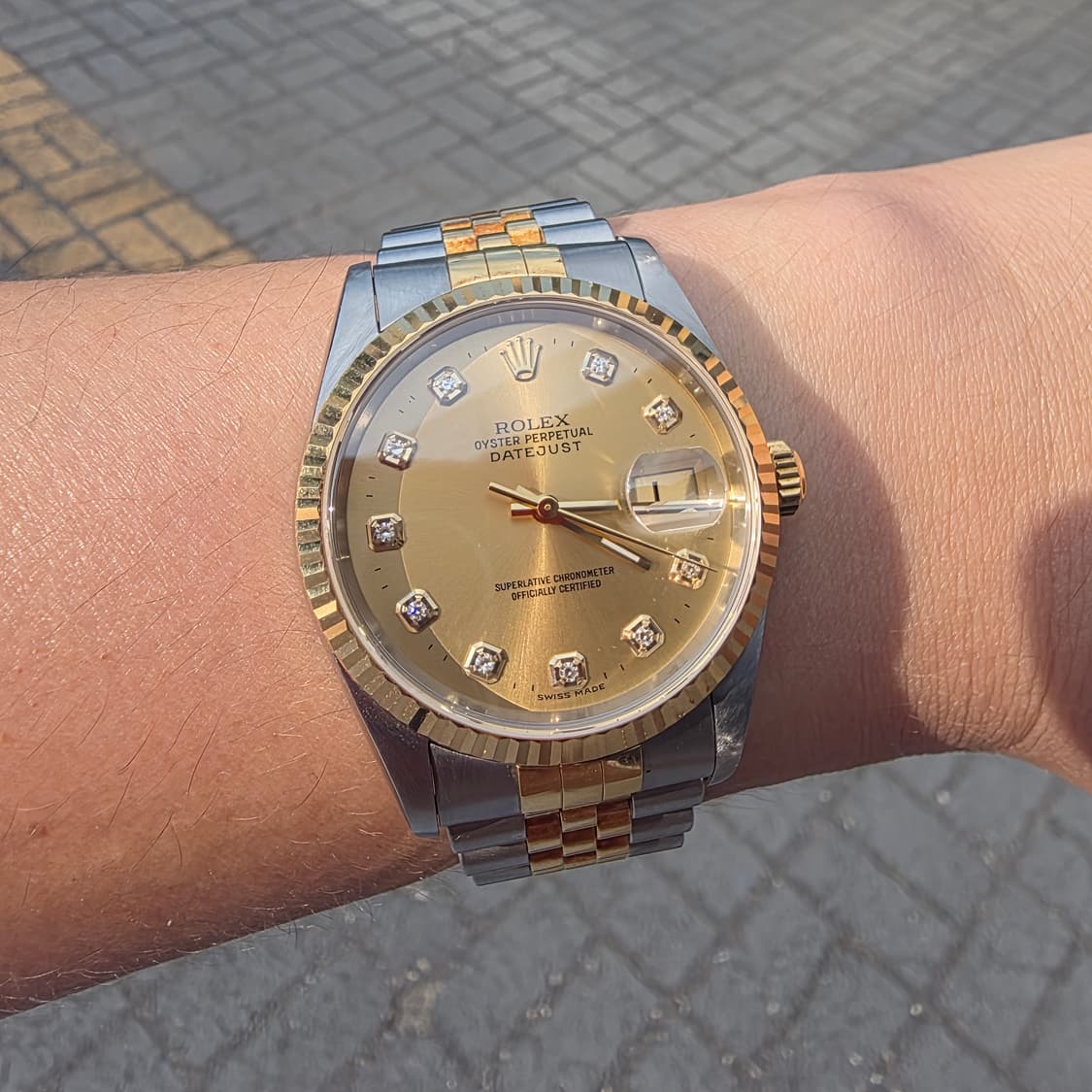 Rolex 16233 10p 콤비 자동 2000년식 상태 좋음 상품이미지1