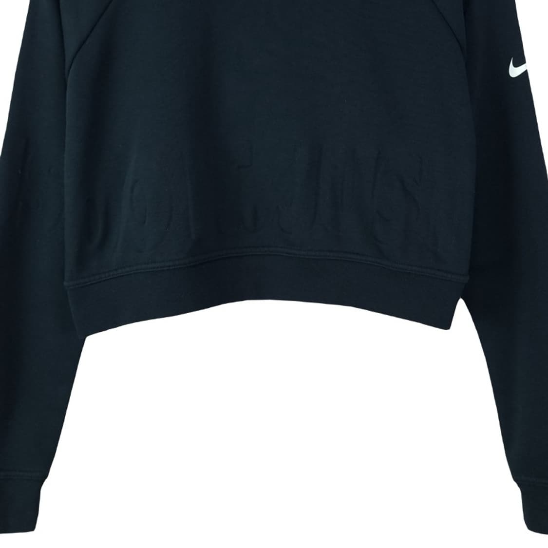 [나이키] 오버핏 크롭 맨투맨 블랙 M18821 상품이미지5