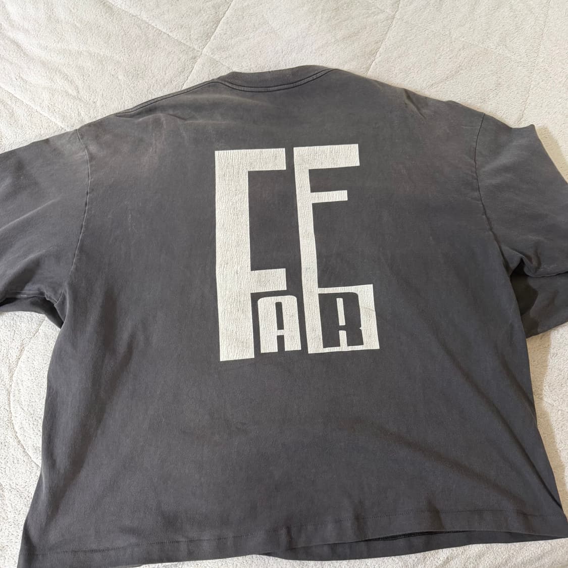 [OS] 피어오브갓 x 세인트미카엘 롱슬리브 차콜 상품이미지2