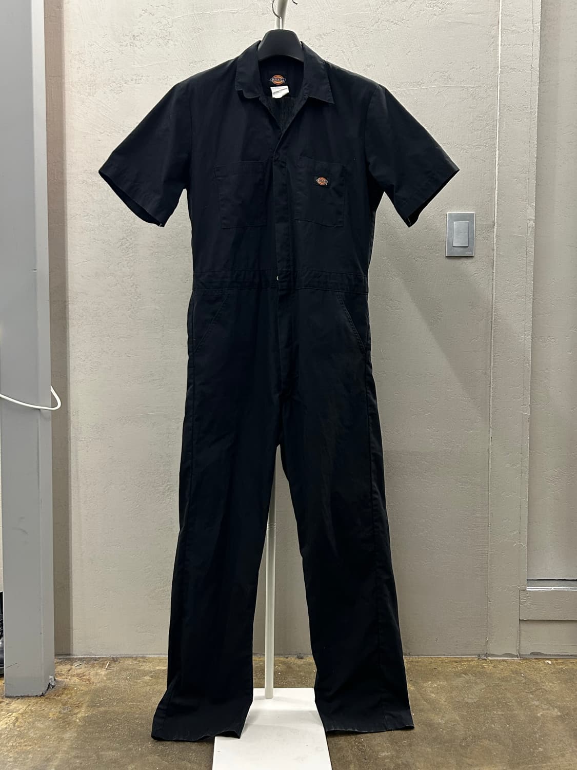 Dickies 디키즈 블랙 반팔 점프수트 상품이미지2