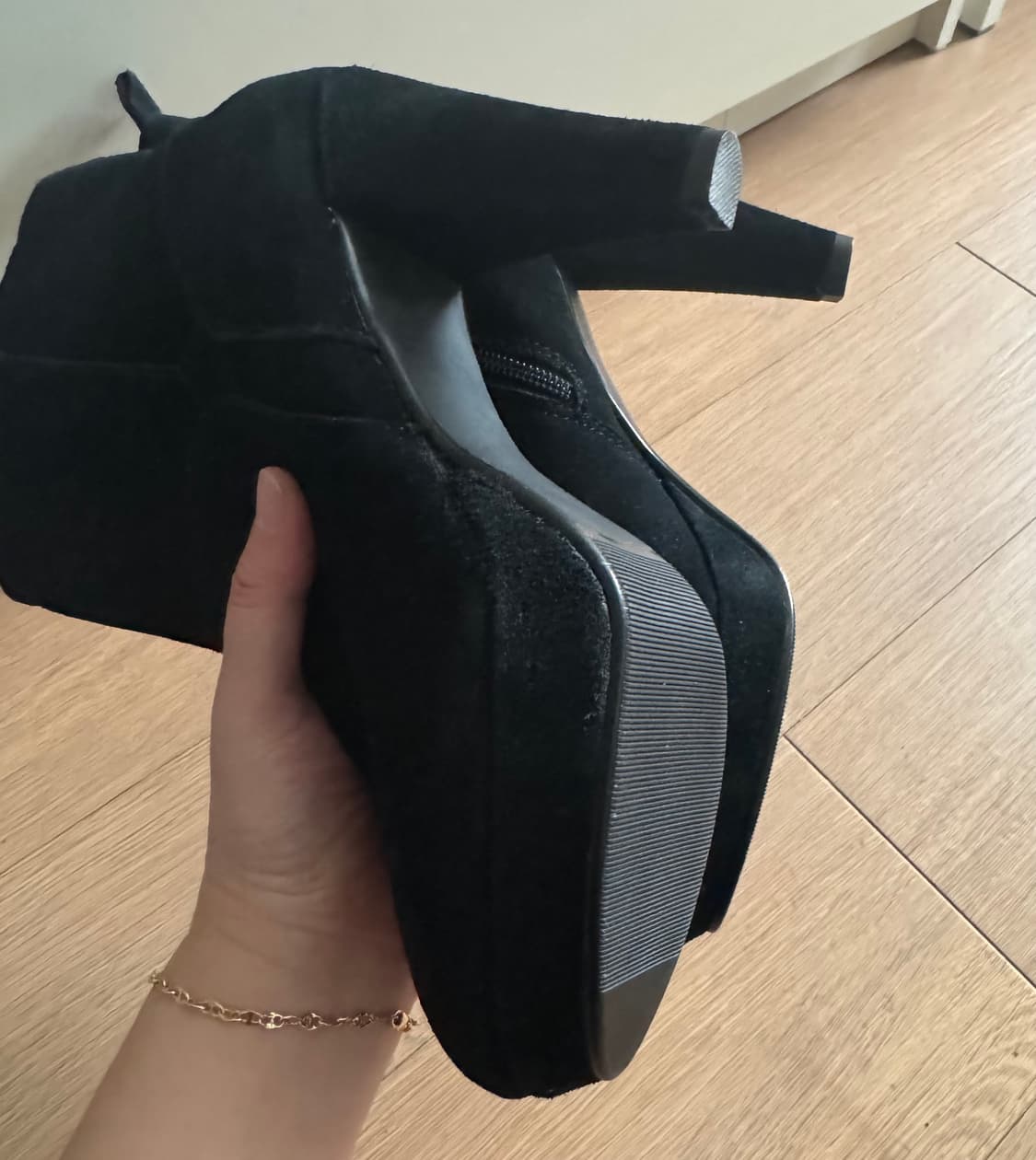 H&M 블랙부츠 앵클부츠 앵클부티 250 / 39 미착용 상품이미지8