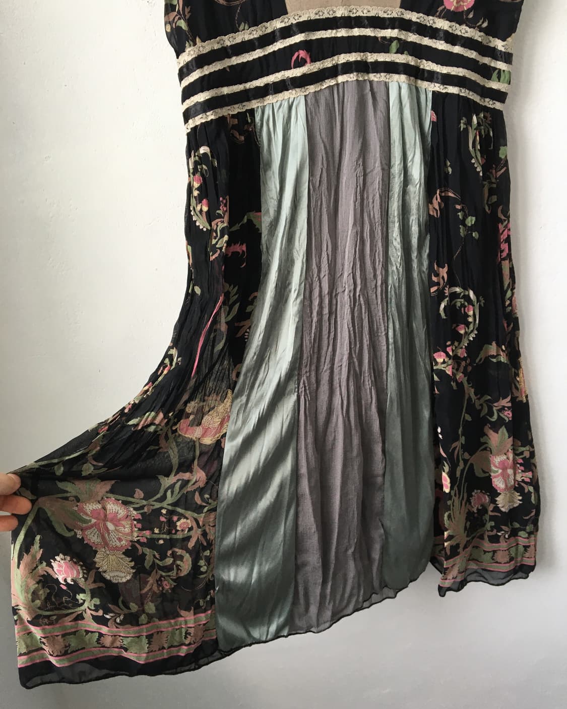 Oriental mood patch work onepiece 상품이미지5
