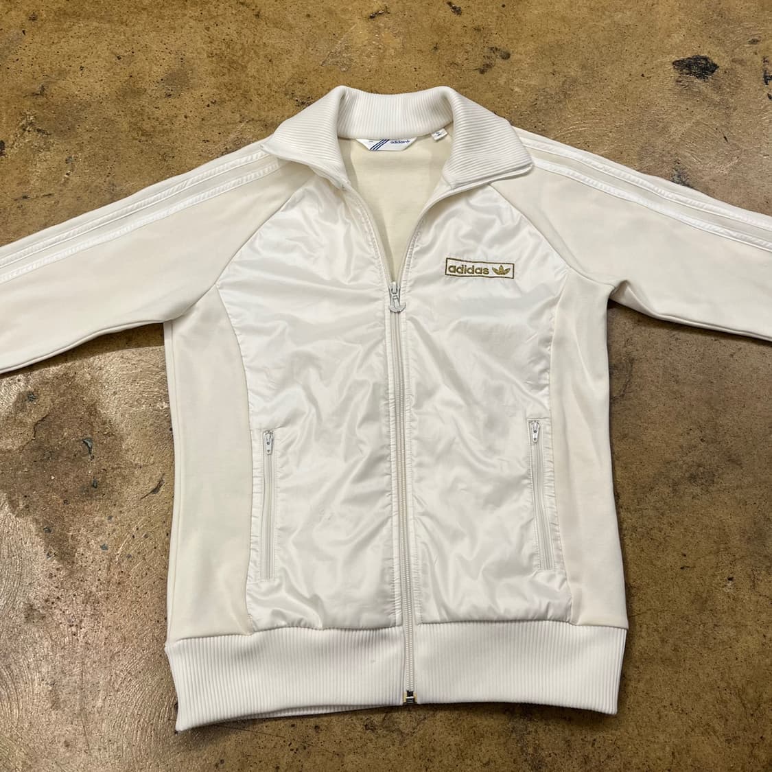 아디다스 화이트 크림 져지 트랙탑 95 상품이미지3