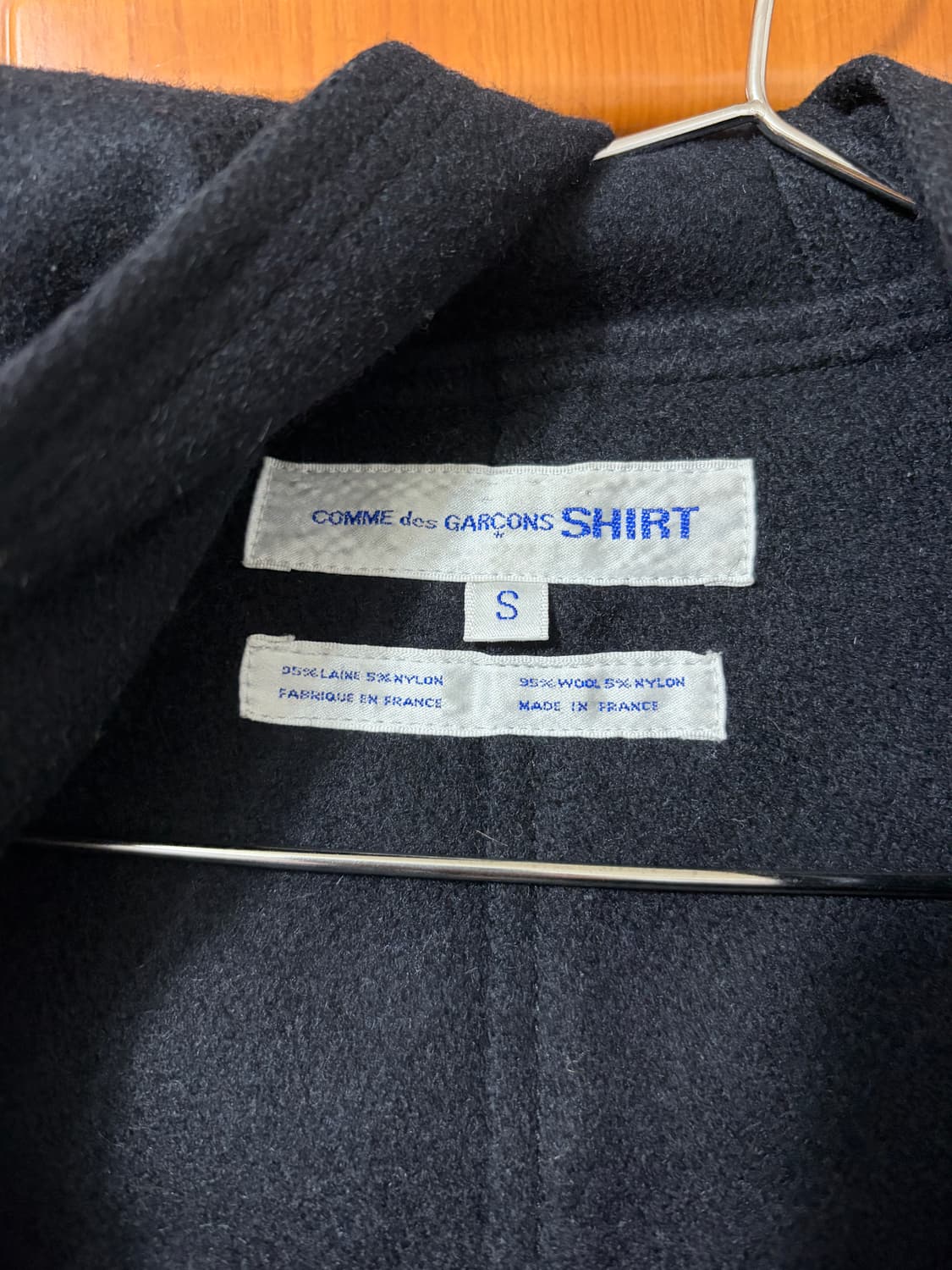 꼼데가르송 셔츠 패치워크 더플 코트 상품이미지3