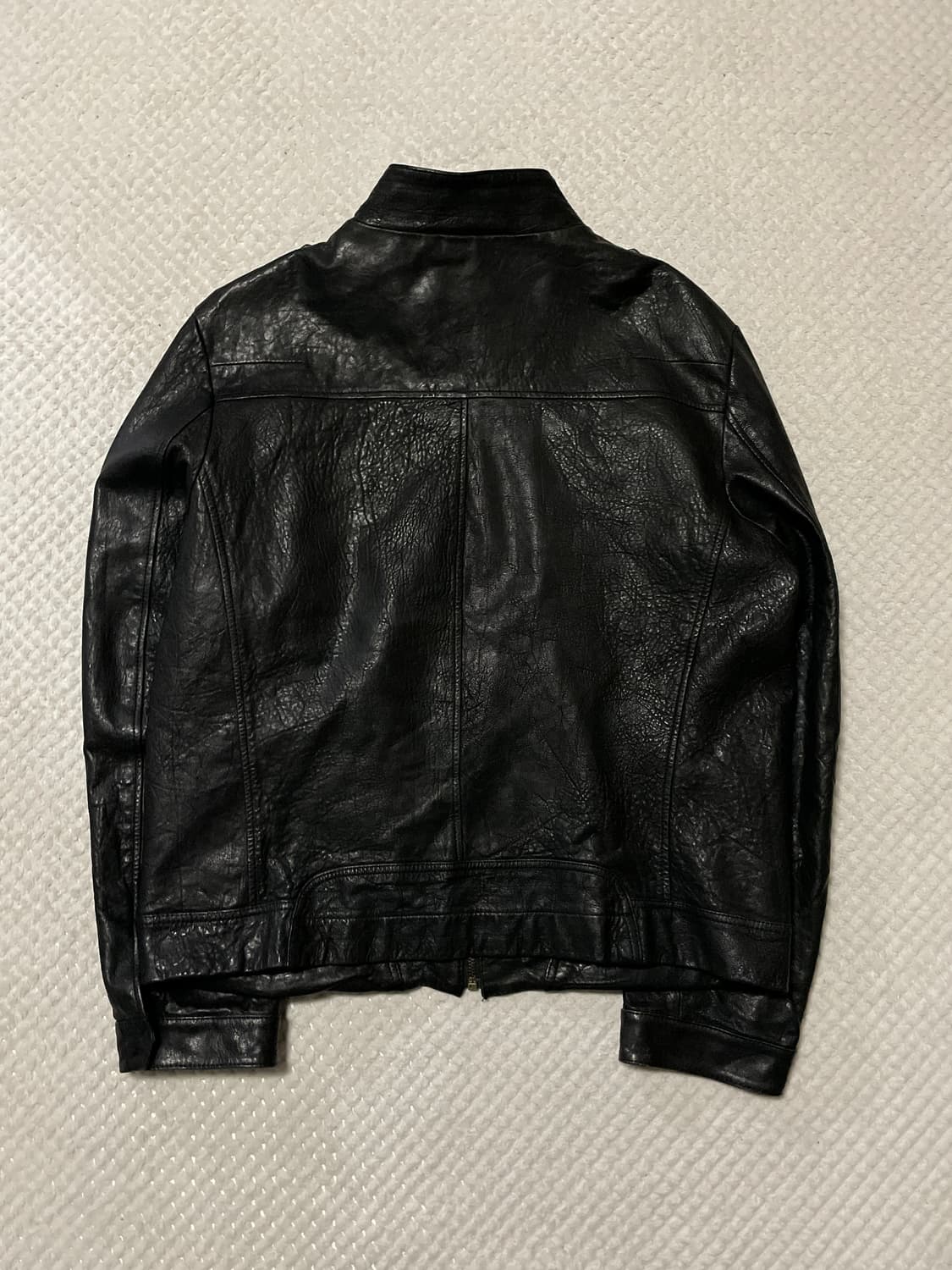 NORTH BEACH 웨스턴 무드 램스킨 양가죽 레더 자켓 상품이미지2