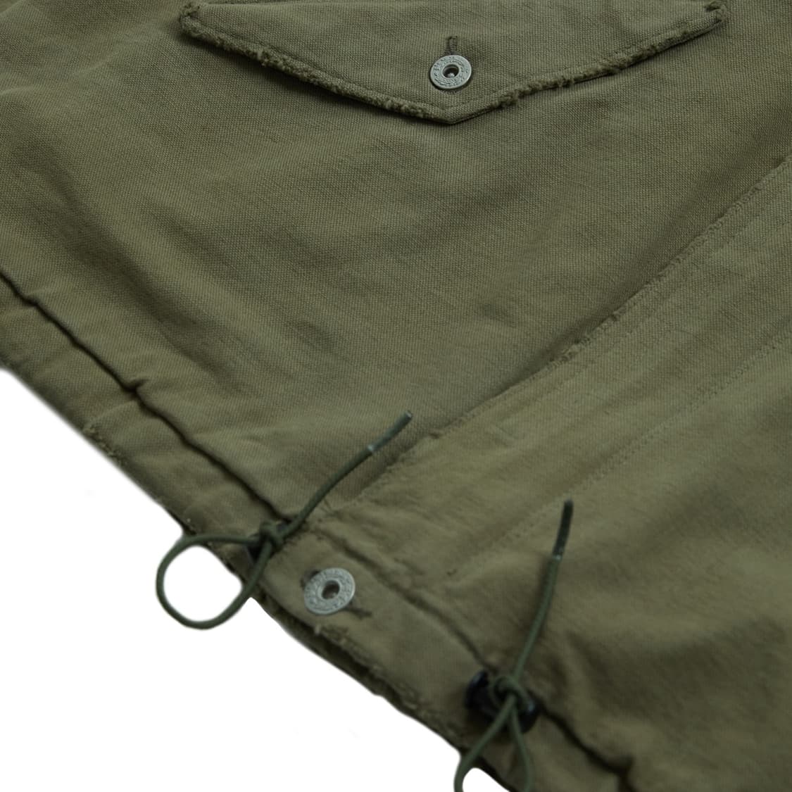 Alfred STONE WASHED SMOCK JACKET / KHAKI 상품이미지5