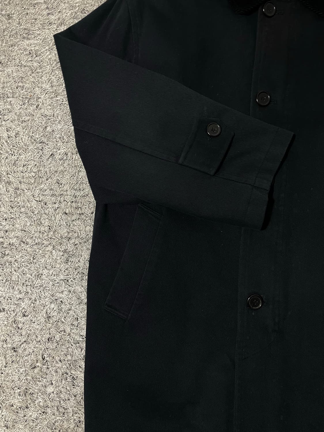 vtg 트윌코튼 미들 코트 상품이미지5