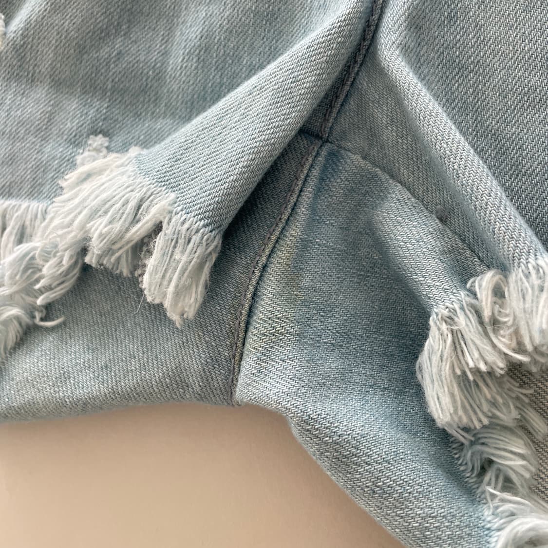 피에르발망 디스트로이드 데님 숏팬츠 상품이미지3