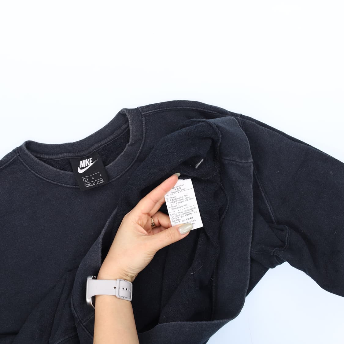 [L] 나이키 스몰로고 맨투맨 스웻셔츠 0120J 상품이미지4