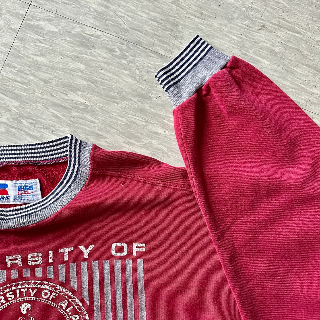 90년대 러셀 앨라배마 대학교 맨투맨 (L) MADE IN USA 상품이미지5