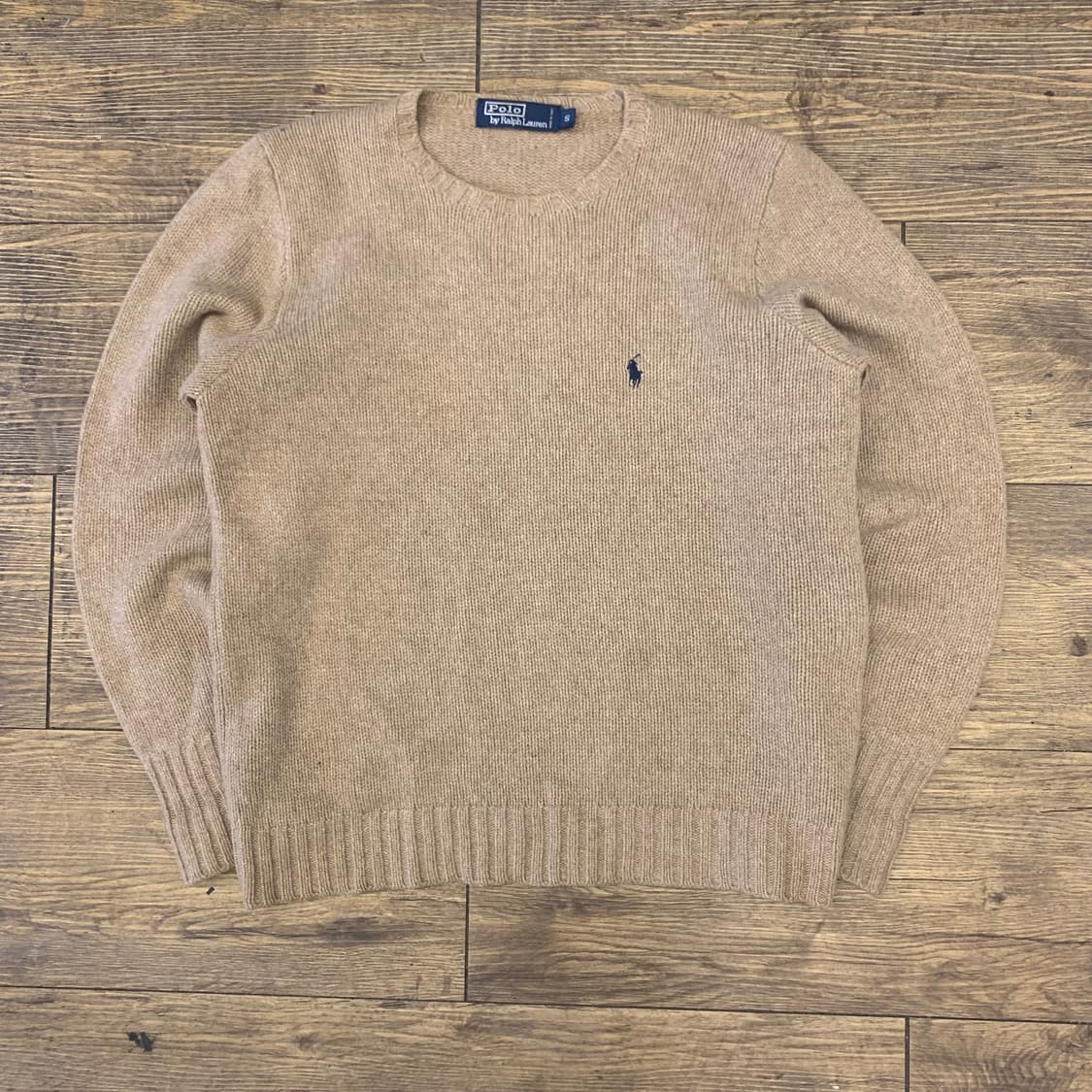 폴로 랄프로렌 베이지 울 니트 S 상품이미지2