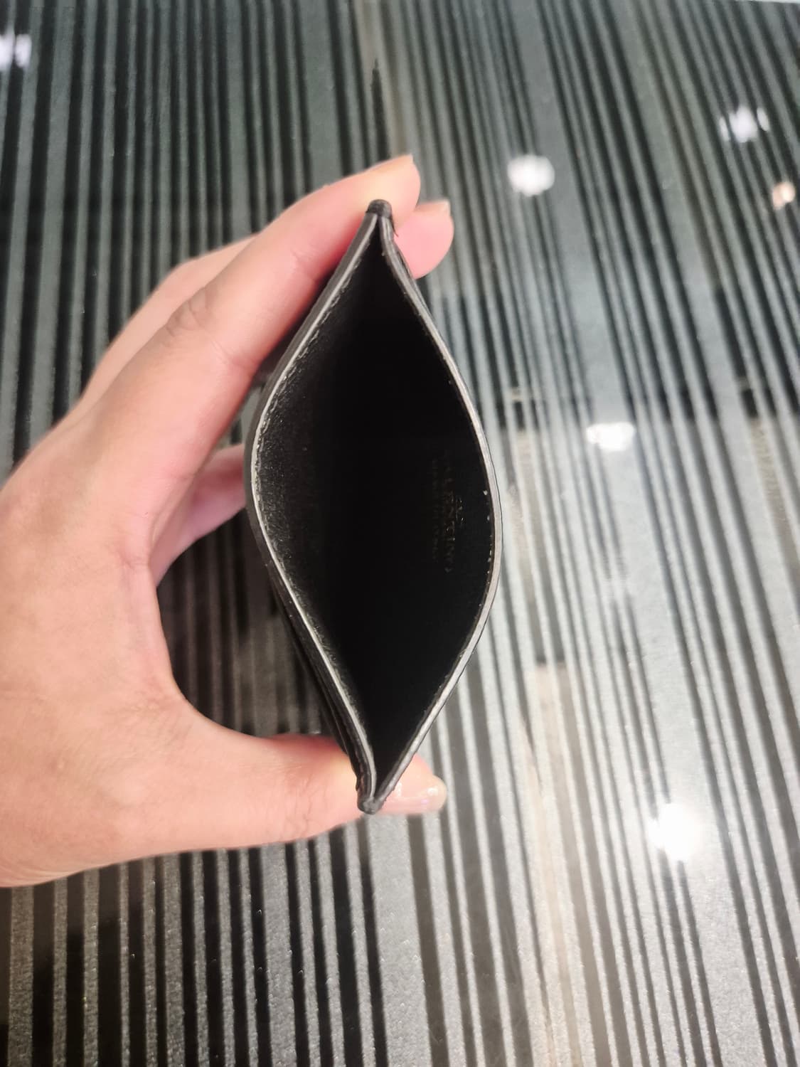 발렌티노 블랙 카드지갑 상품이미지5