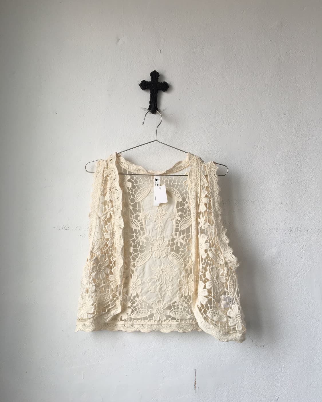 Crochet open vest 상품이미지1