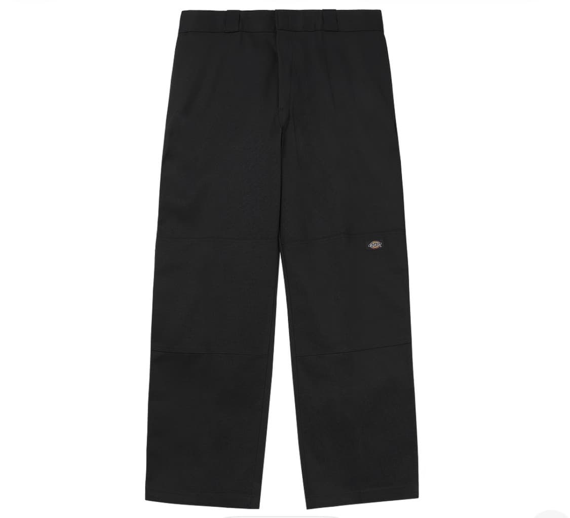 디키즈 루즈 핏 더블니 워크 팬츠 블랙 미실착 상품이미지1