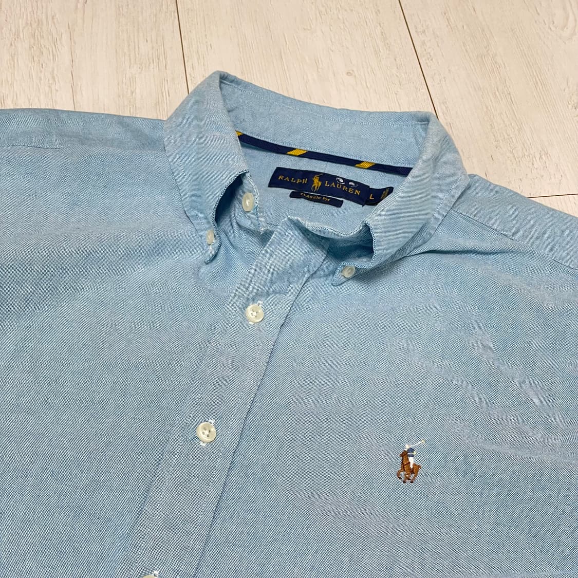 POLO 폴로 랄프로렌 아쿠아블루 옥스퍼드 셔츠 상품이미지2