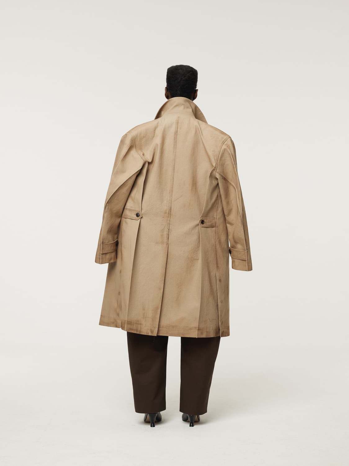 렉토 RECTO 빈티지 이펙트 코튼 코트 데저트트ㅛ 표 상품이미지6