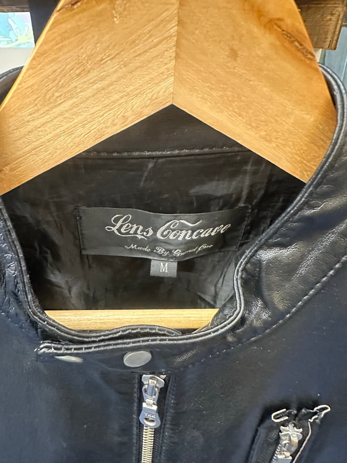 Pig leather 바이커 레더자켓 상품이미지3