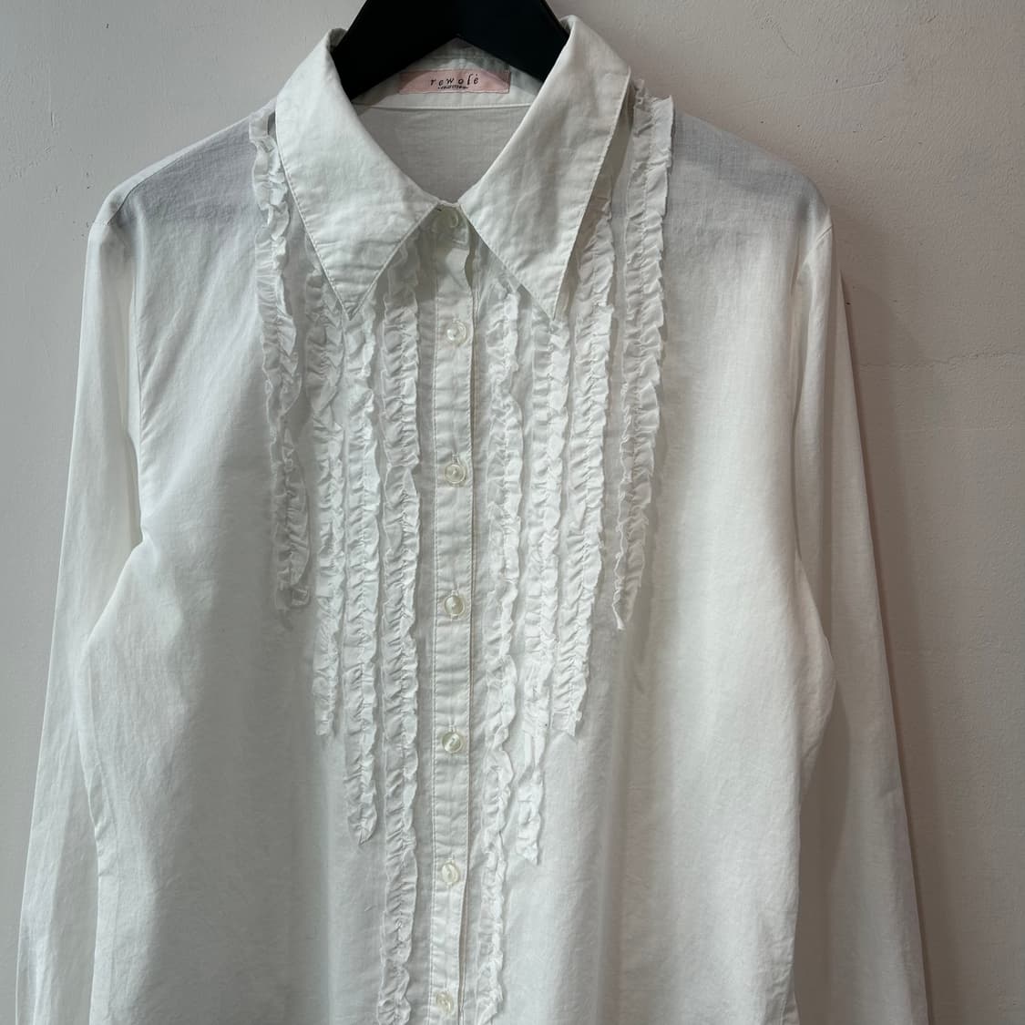 코튼 프릴디테일 셔츠 상품이미지2