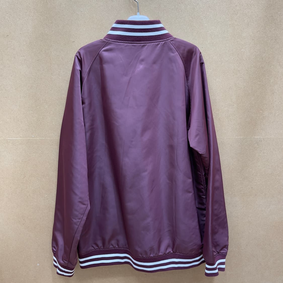 챔피온 나일론 바시티 자켓(버건디) 상품이미지2