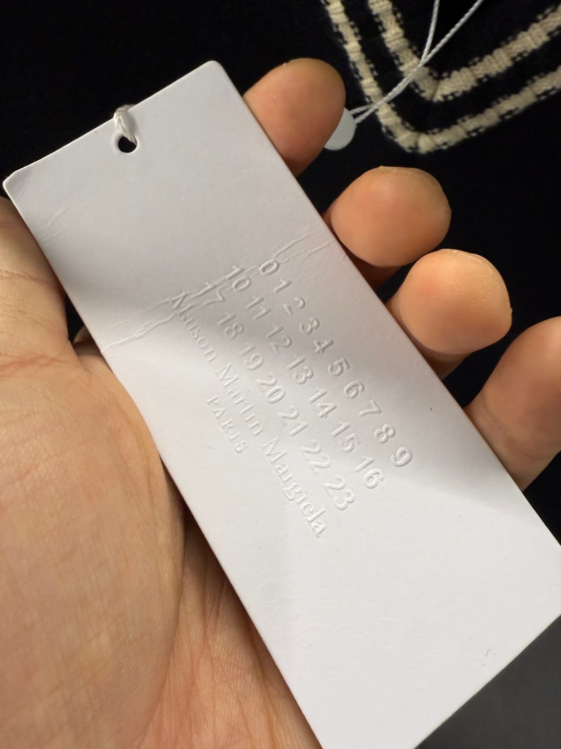 메종 마르지엘라 정품 2021 FW 블랙 니트 조끼 새상품 상품이미지4