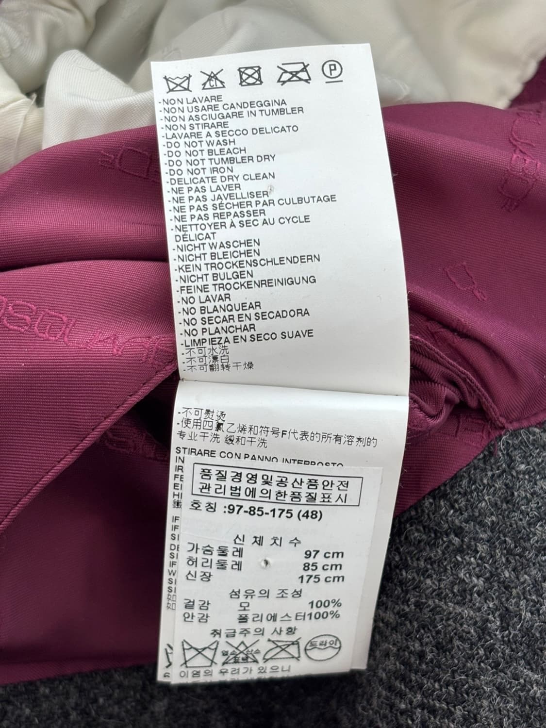 Vintage Dsquared2 Layered Mink Wool CT 상품이미지9