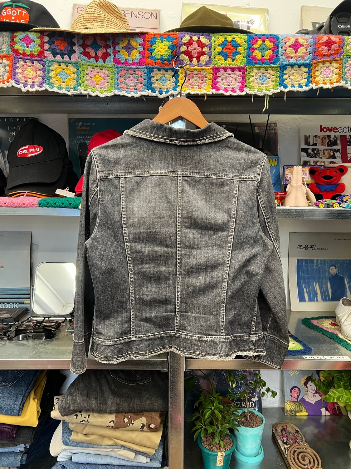 Vintage Kumikyoku Denim Frill Jacket 상품이미지2