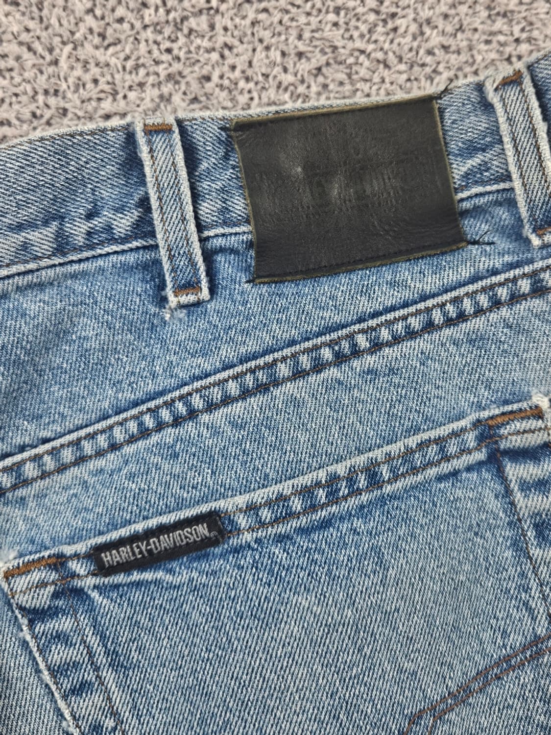 할리데이비슨 바이커 데님 쇼츠 반바지 ( 38" ) / 11350 상품이미지8