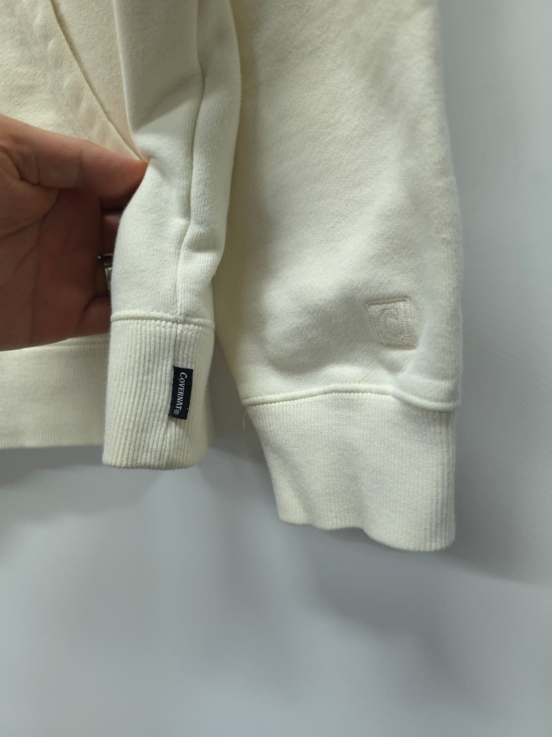 커버낫 부클자수 오버핏 후드 (여성 SMALL) 상품이미지6