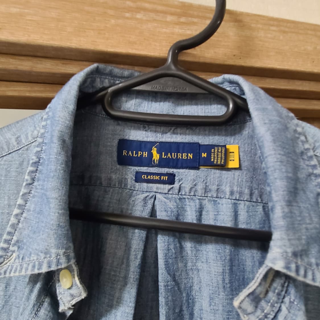 플로 샴브레이 셔츠 (클래식 M) 상품이미지1