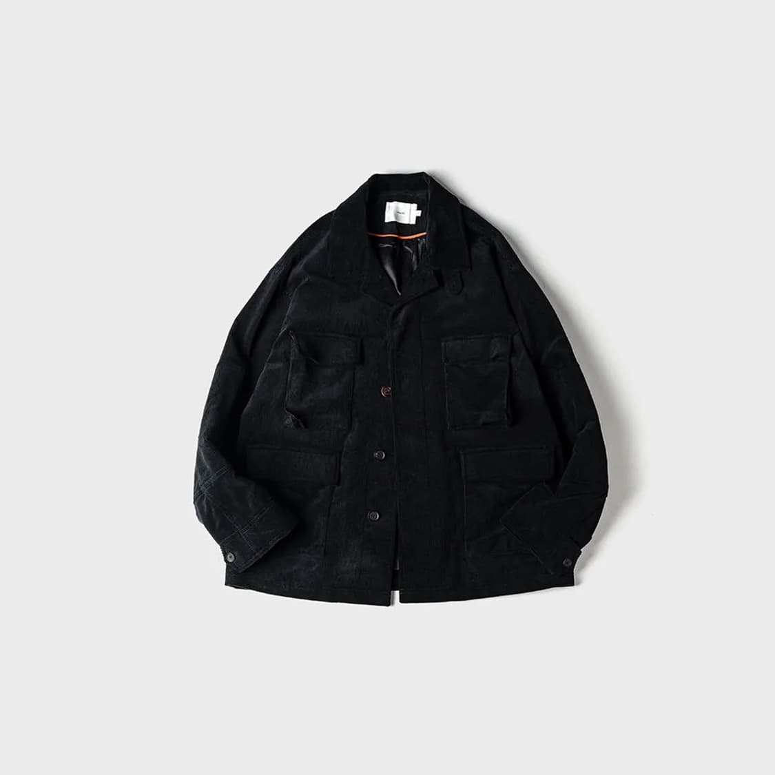 WASHED CORDUROY B.D.U JACKET (real black 상품이미지5
