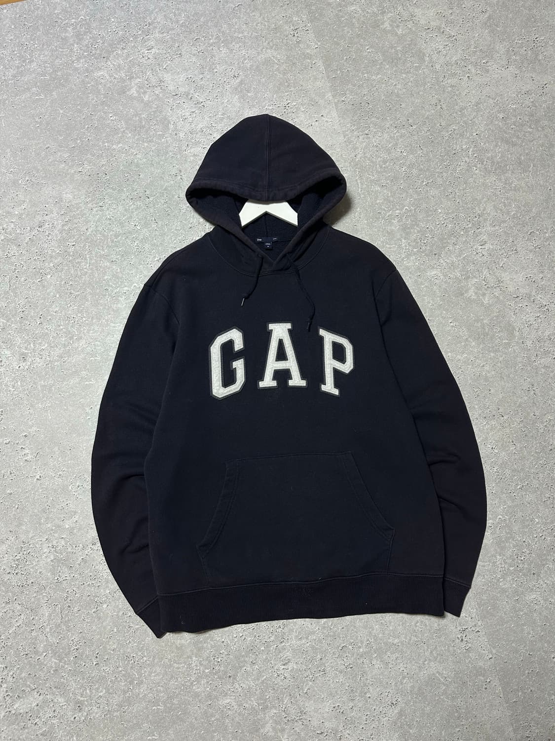 갭 GAP 빅로고 블랙 후드티 상품이미지1