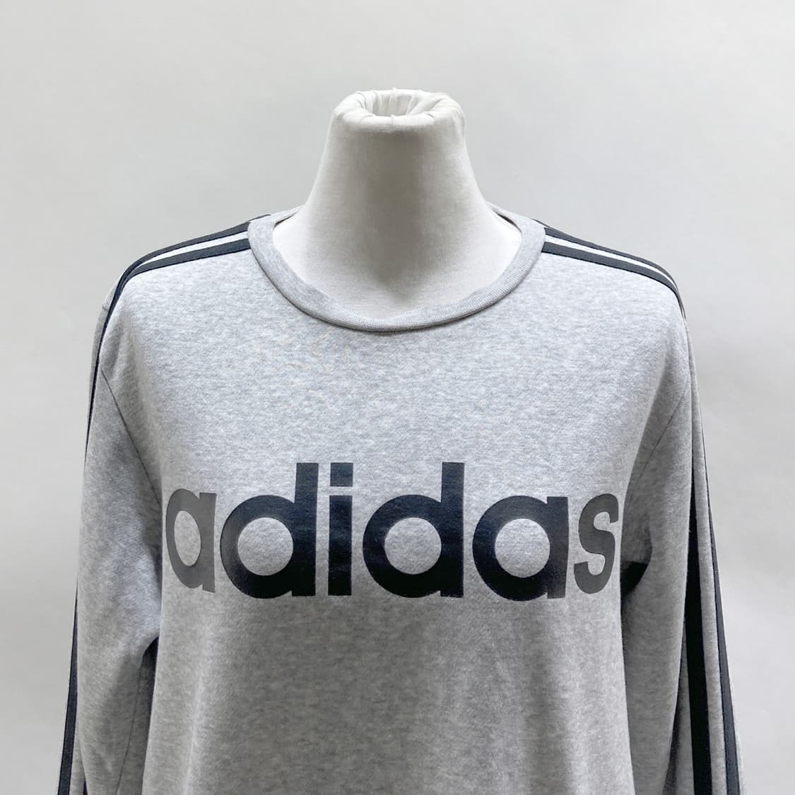 아디다스 여성 긴팔티 그레이 S90 상품이미지2