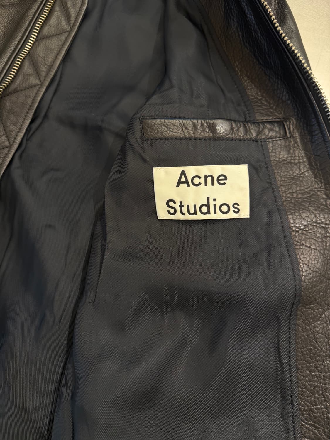 아크네스튜디오 레더자켓 48사이즈 상품이미지4