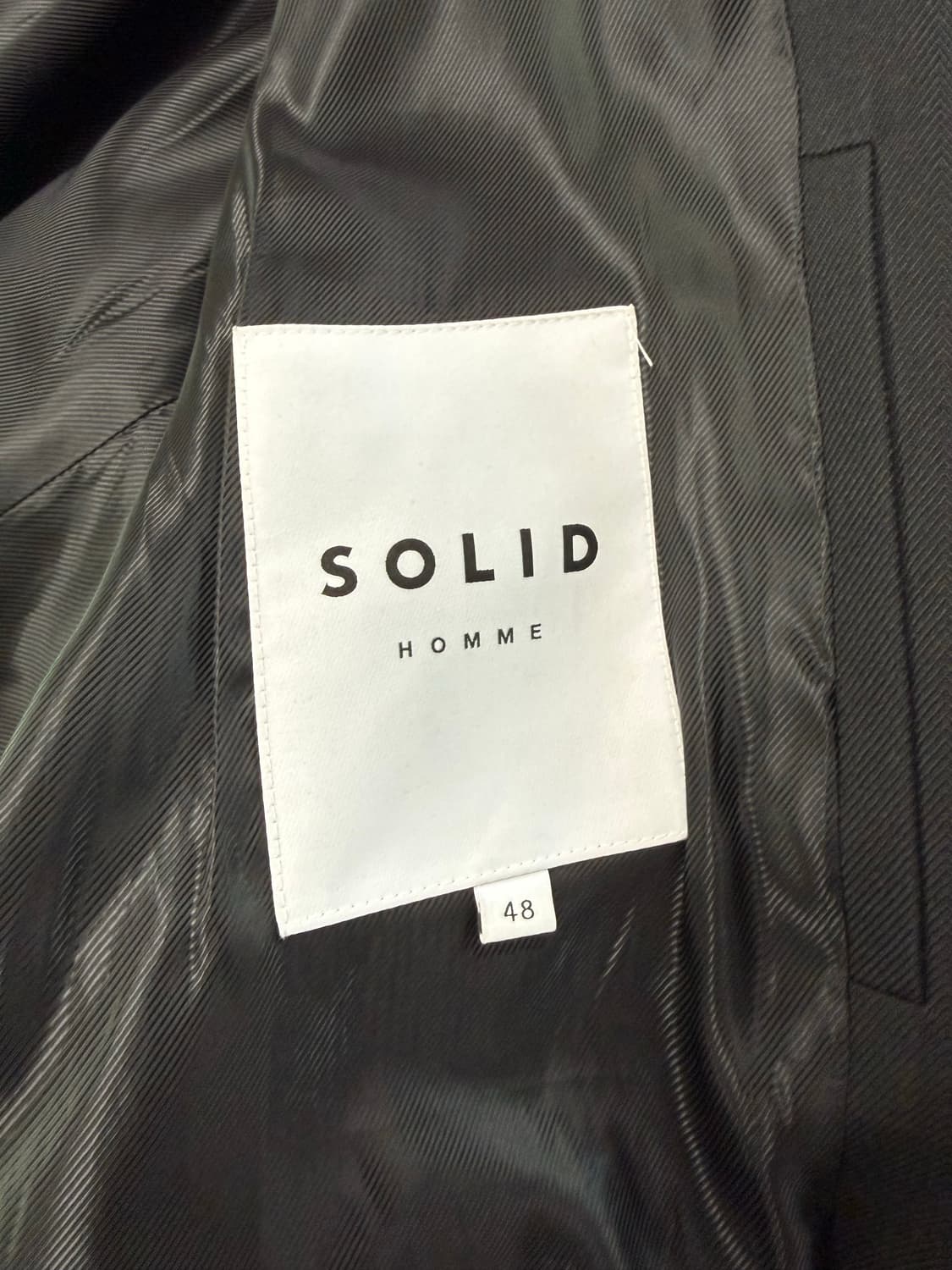 솔리드옴므 울 자켓 48 상품이미지3