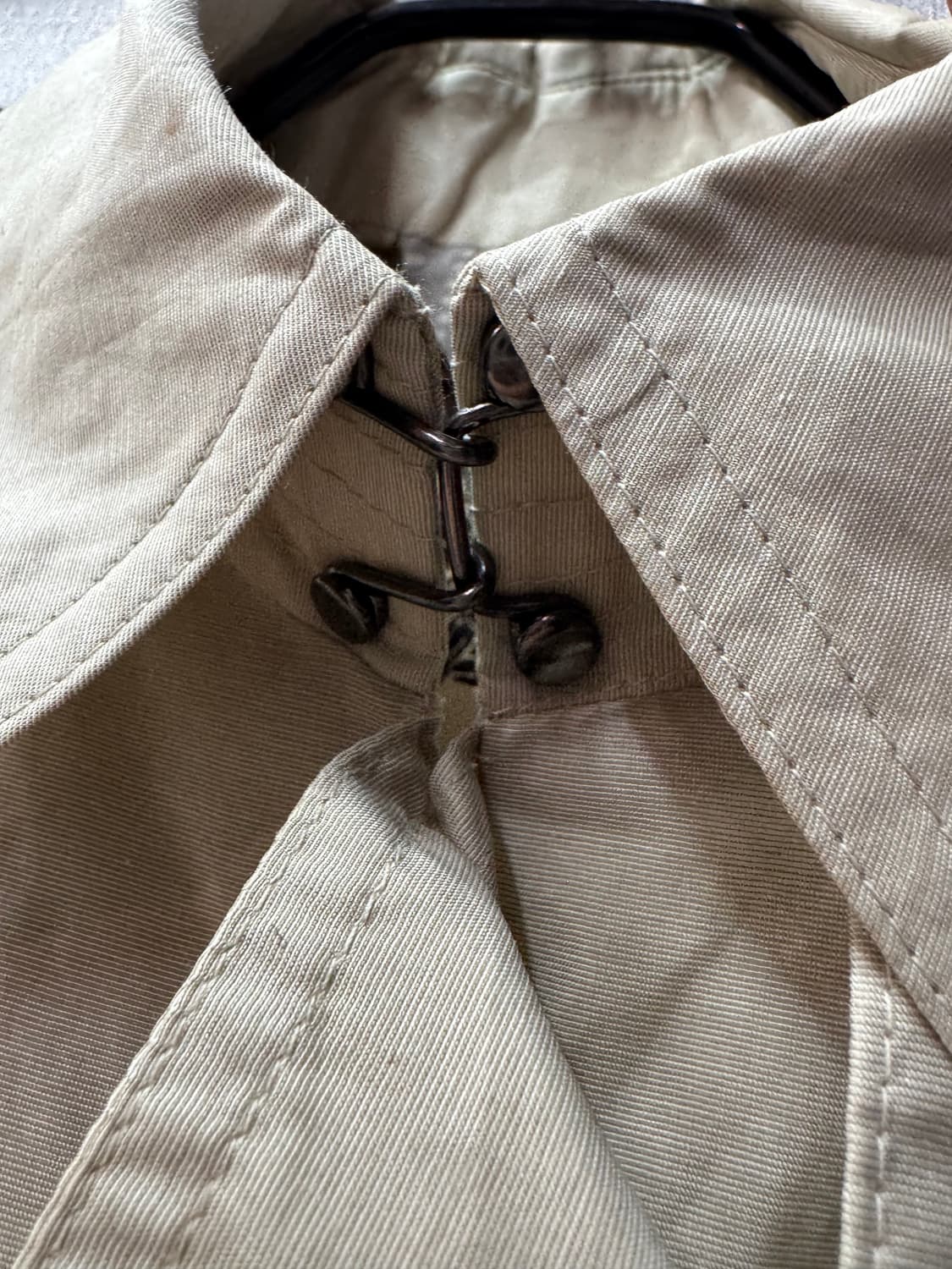 버버리 코튼/실크 혼방 샌드링엄 코트 8(S) 상품이미지3