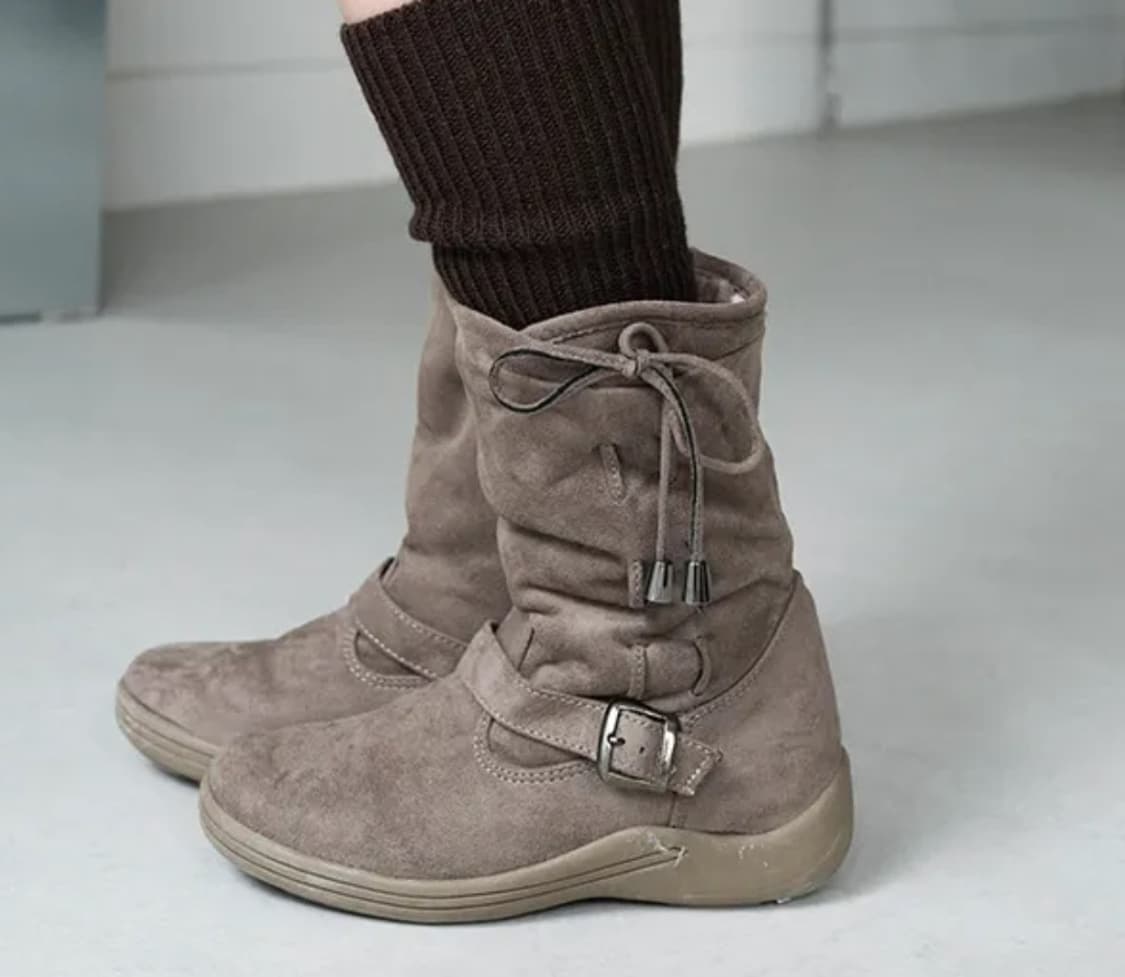 스웨이드 셔링 부츠 상품이미지1