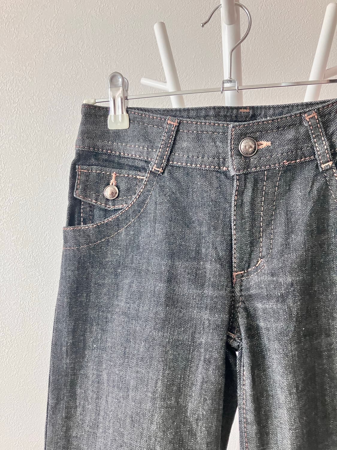 23구 생지데님 와이드팬츠 일본빈티지 로우라이즈청바지 상품이미지2