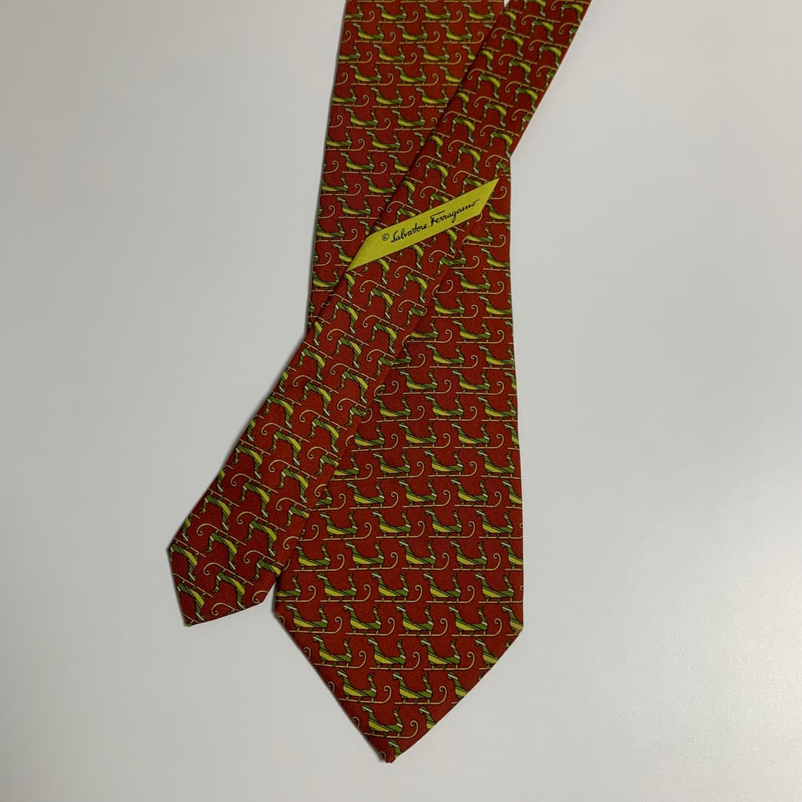 살바토레 페레가모 이태리 100실크 클래식넥타이 명품 A+등급 상품이미지3
