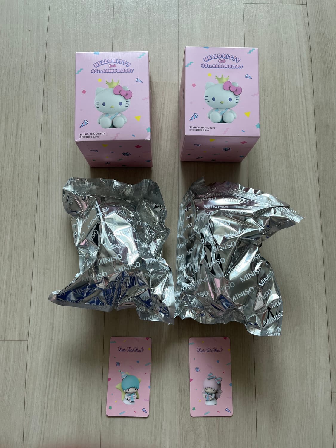 산리오 키티 45주년 고전 피규어 마멜 시나모롤 리틀트윈스타 폼폼푸린 상품이미지5