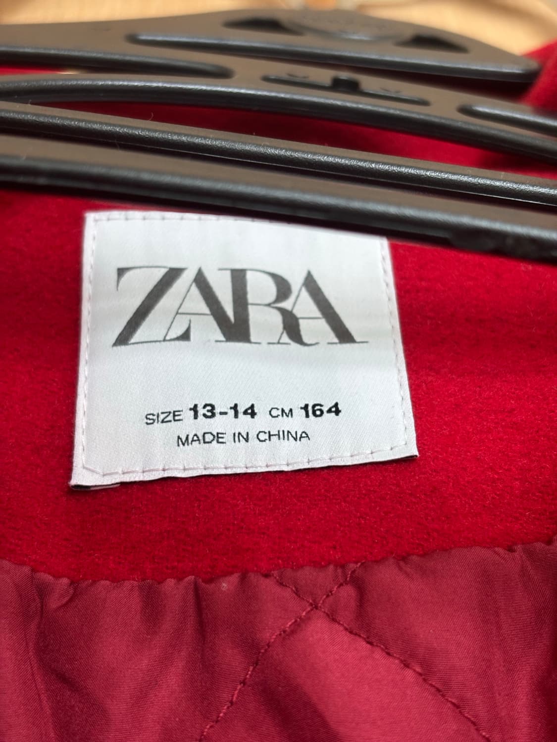 자라 레드 더블 코트 상품이미지3