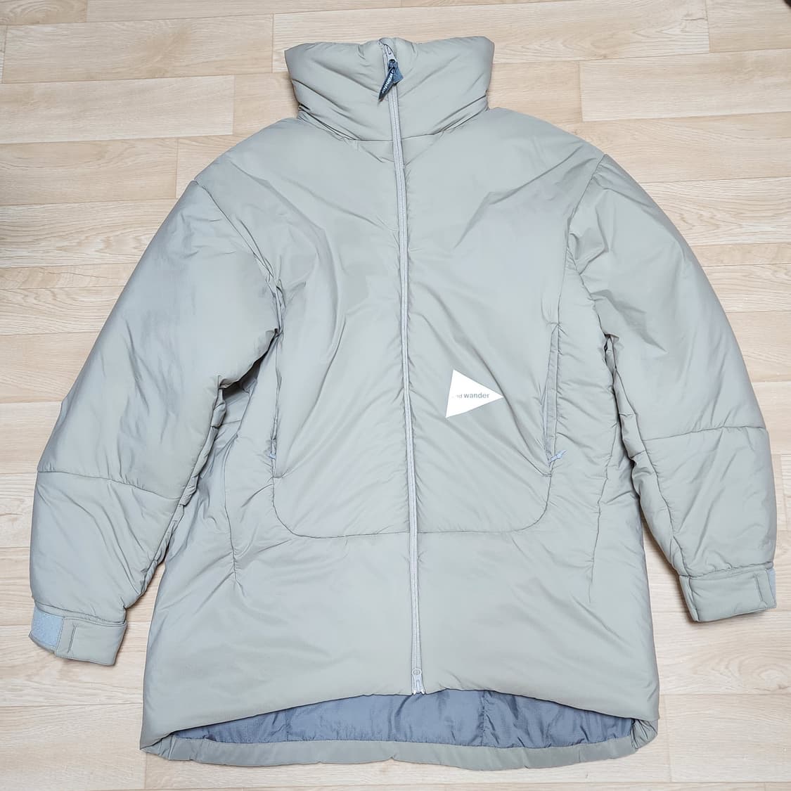 [L/XL] 앤드원더 and wander / 탑 플리스 코트 그레이 상품이미지3